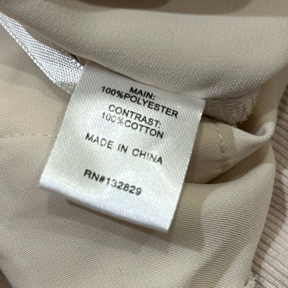 Superdown Beige Cream Silky Feel Lightweight Cargo Pants - Women’s Size Small - Picture 5 of 8